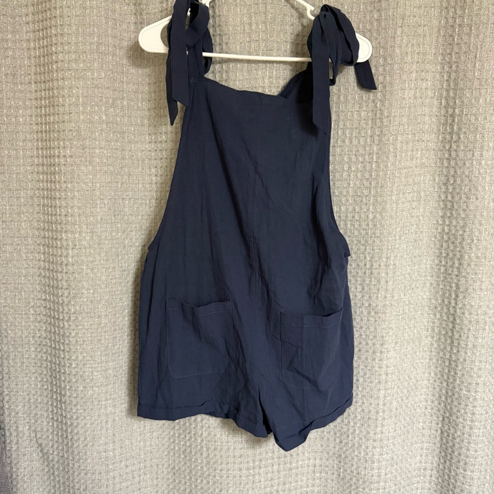 SHEIN Dark Blue Casual Romper
